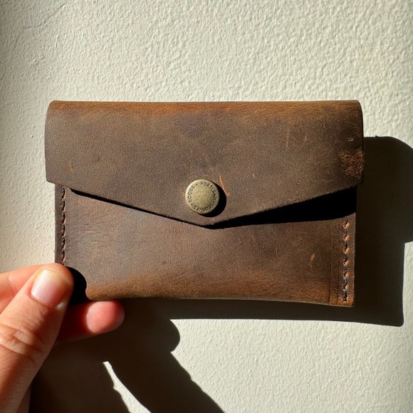 Portland Leather Goods Mini Envelope Wallet in Canyon - Picture 1 of 9